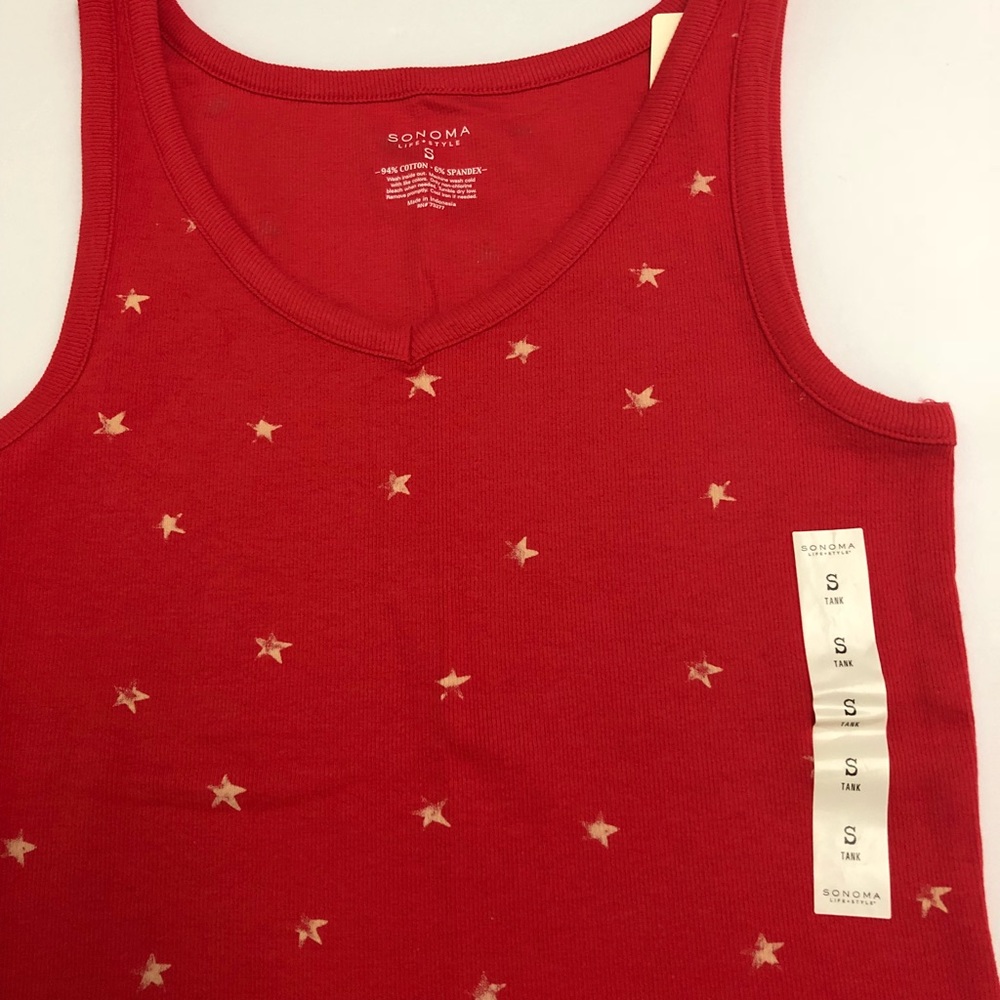 Vneck Rib Tank - Picture 4 of 4